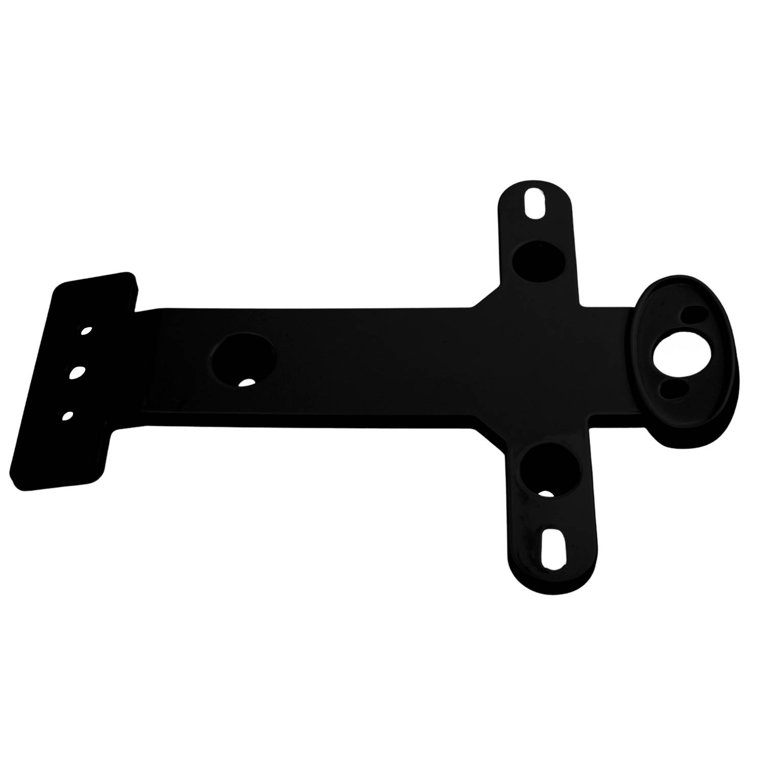 R2 cover license plate support, black matt